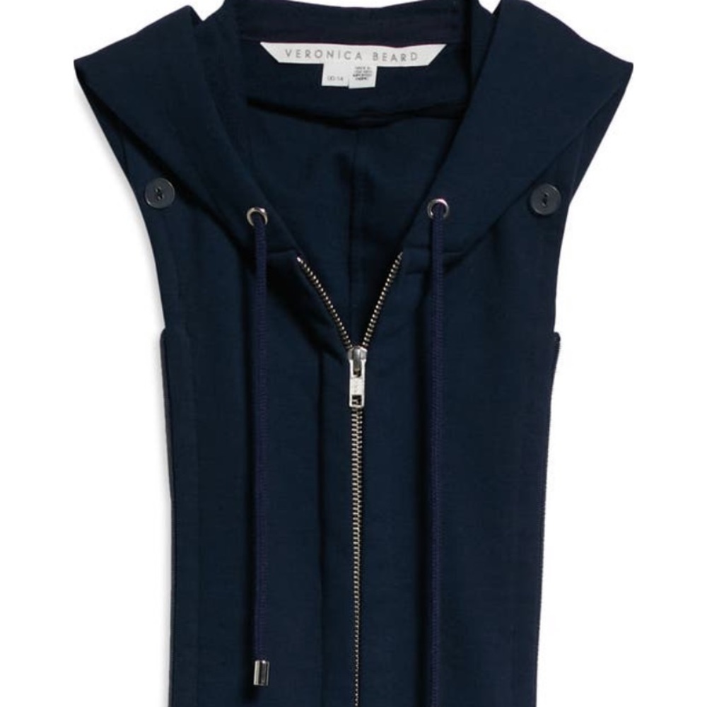 Veronica Beard Hoodie Dickey Navy NWT